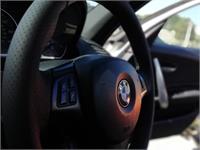 Leather steering wheel